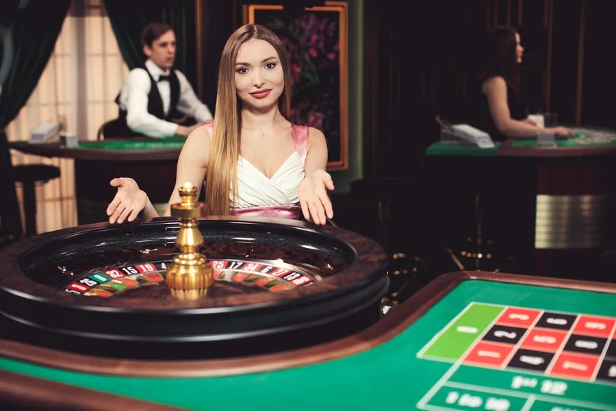 Tampilan dealer pada ruang meja live